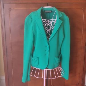Nanette Lepore Medium Green Blazer